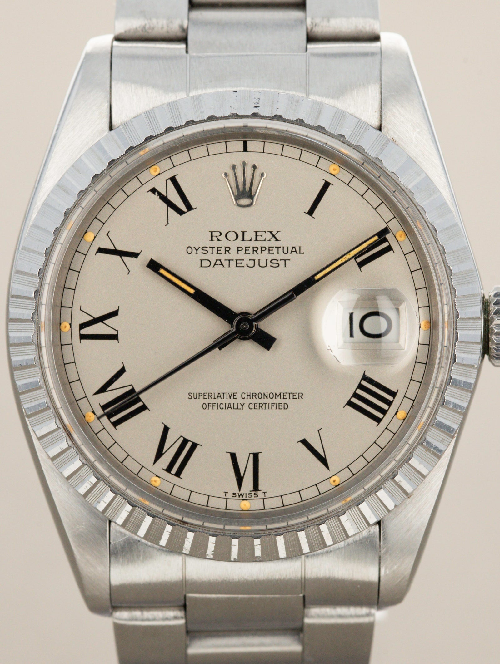 Rolex Datejust Ref. 16030 Grey Buckley Pumpkin