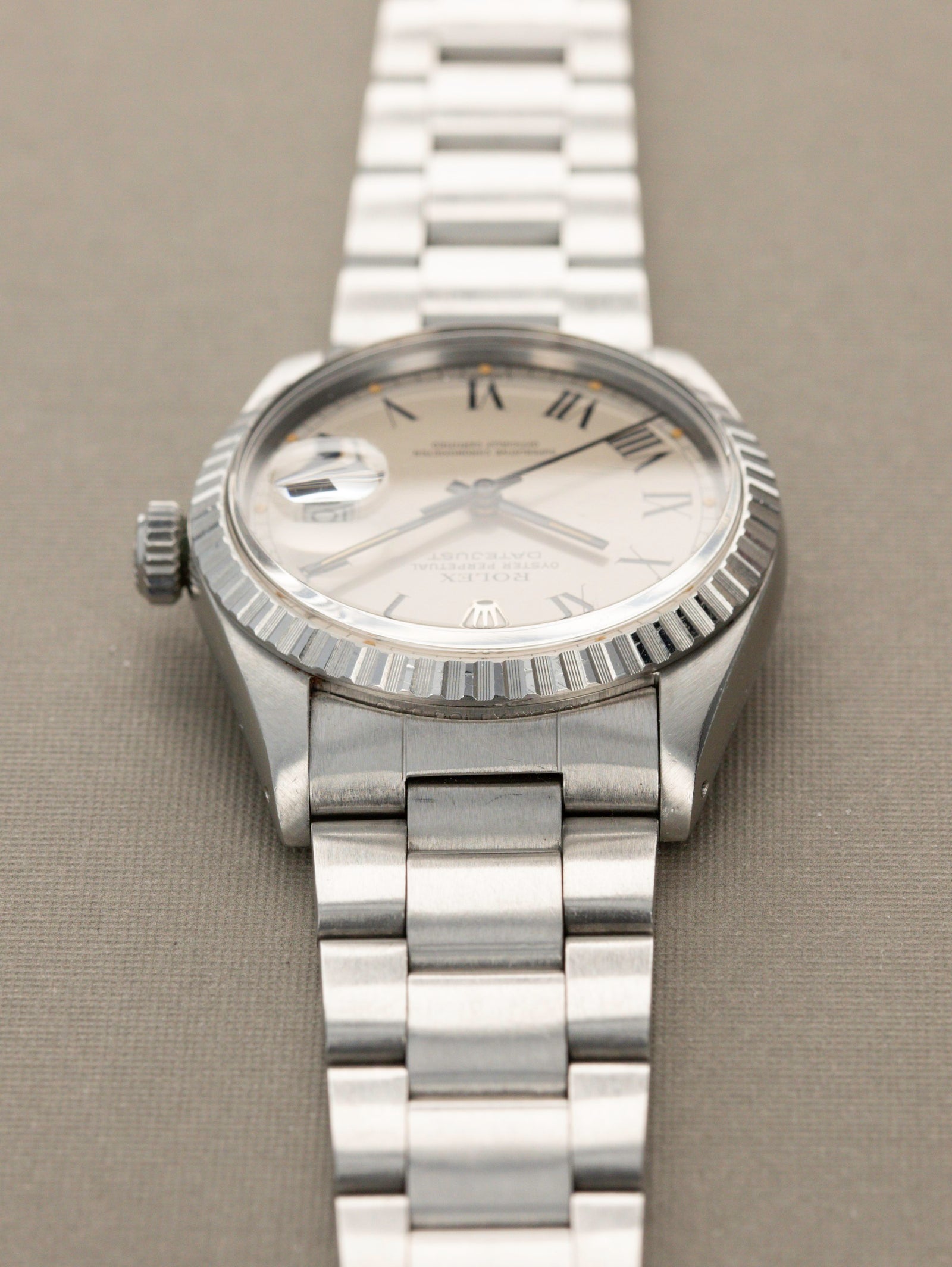 Rolex Datejust Ref. 16030 Grey Buckley Pumpkin