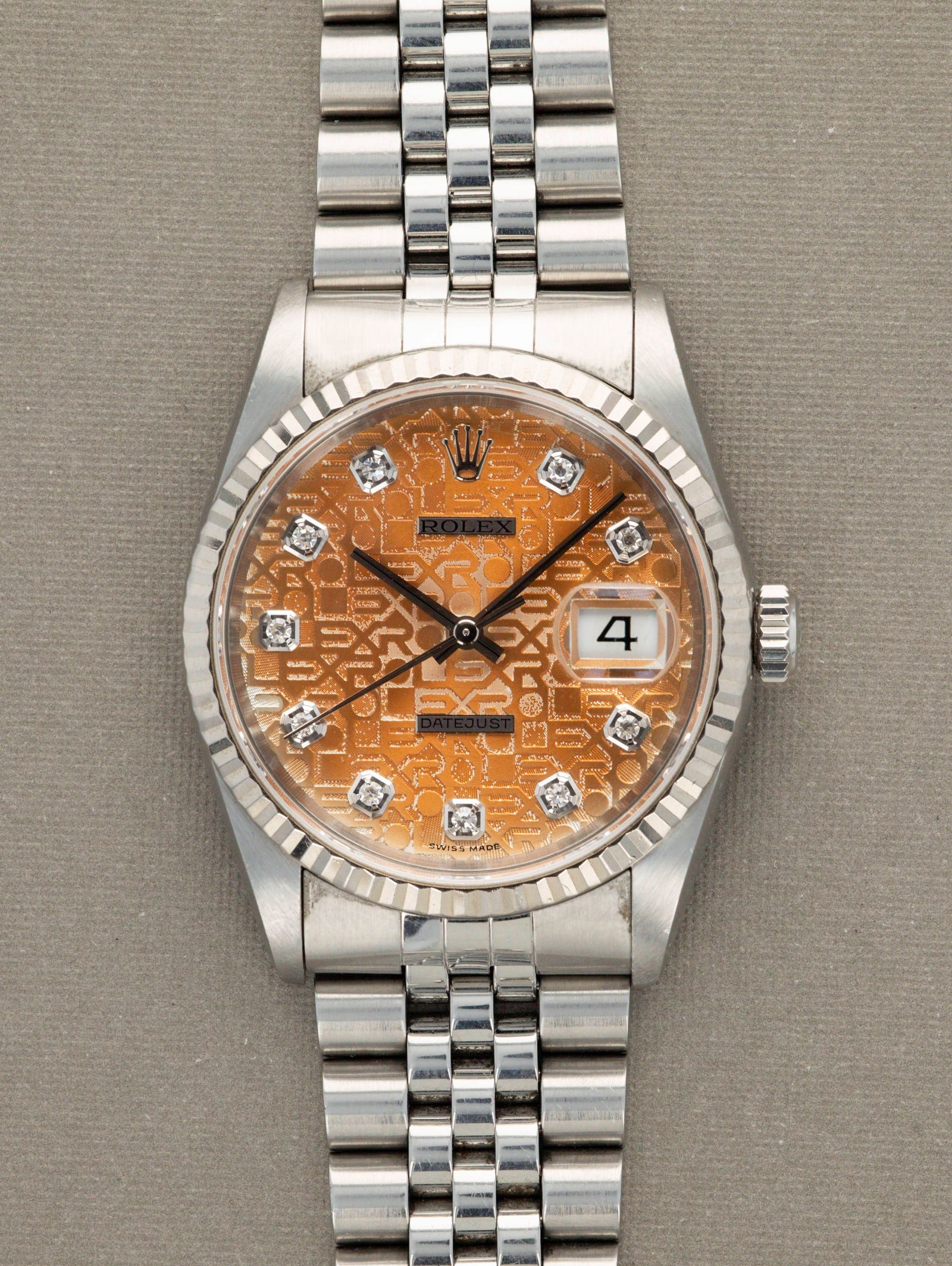 Rolex Datejust Ref. 16234 - Tropical Jubilee Diamond Dial