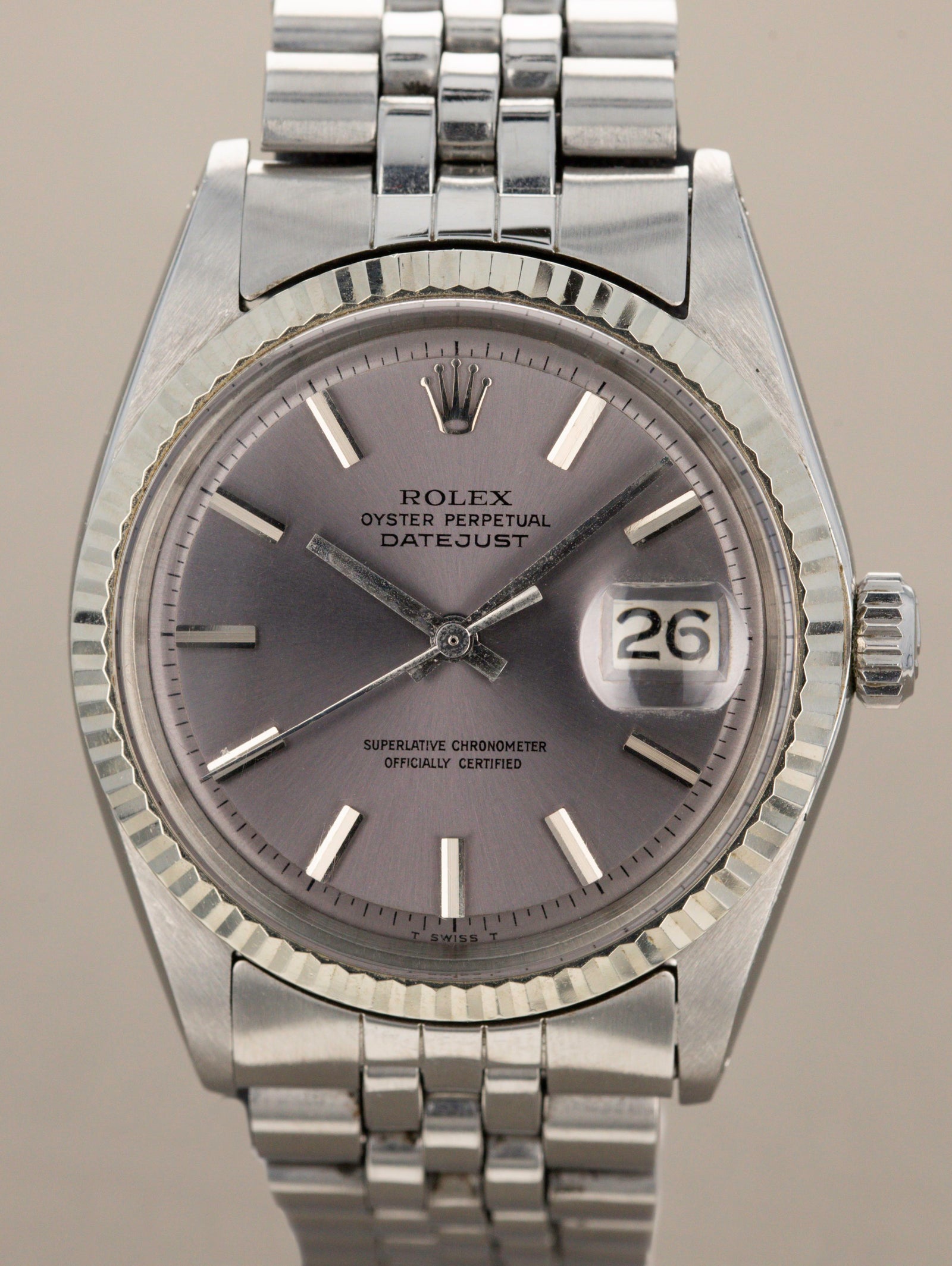 Rolex Datejust Ref. 1601 - No Lume Lavender