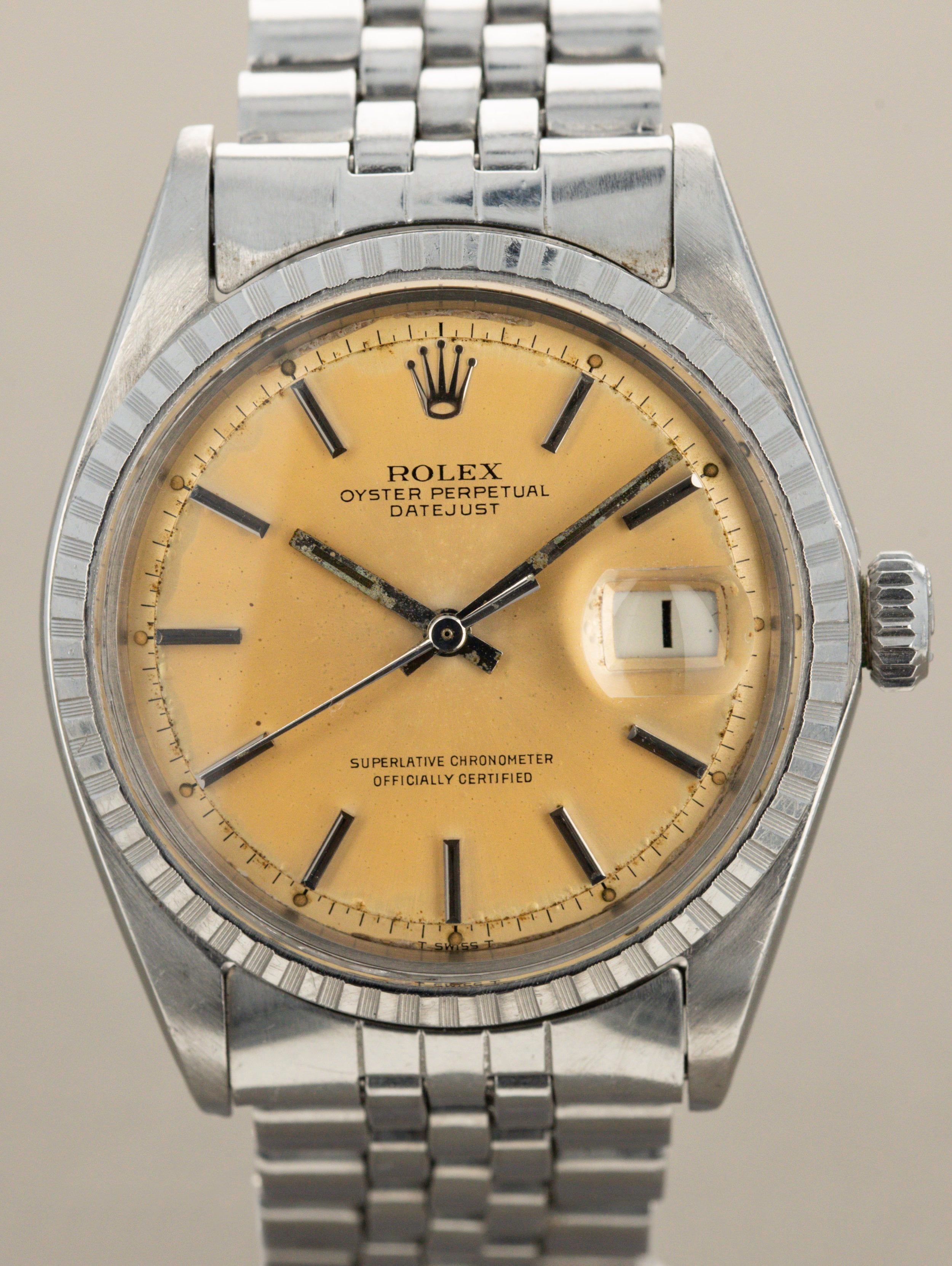 Rolex Datejust Ref. 1603 - Yellow Patina Dial
