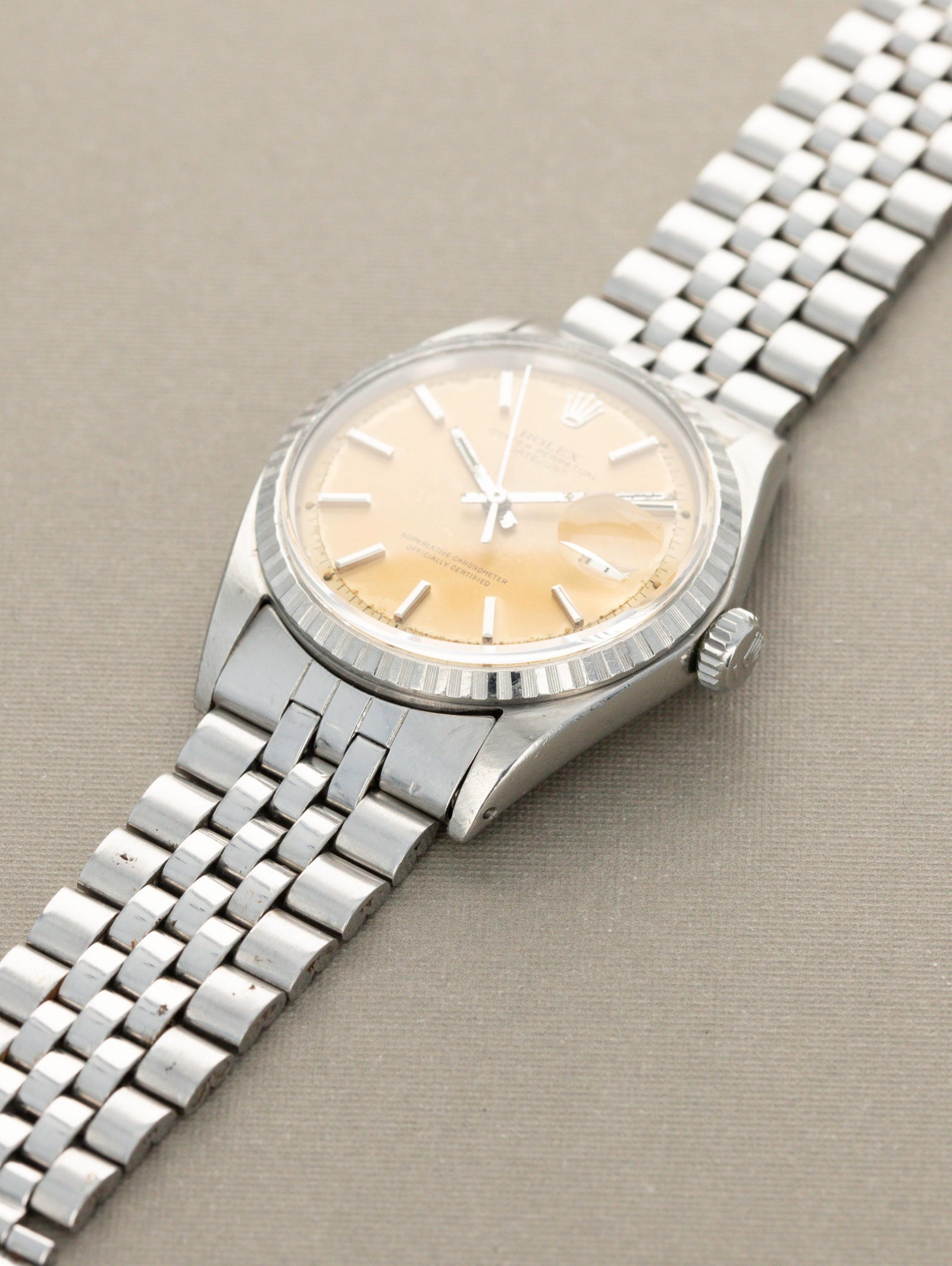 Rolex Datejust Ref. 1603 - Yellow Patina Dial