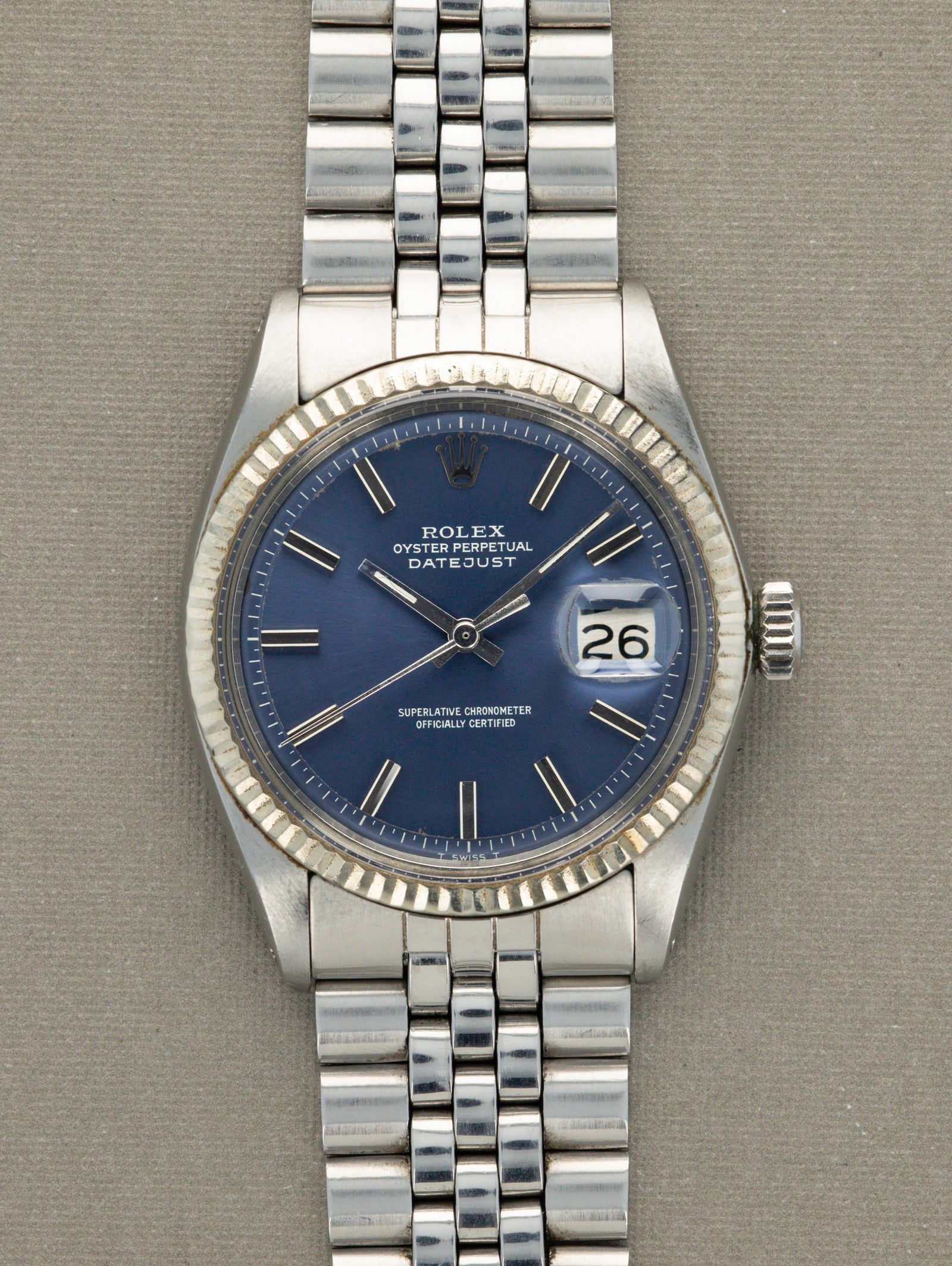 Rolex Datejust Ref. 1601 Blue Dial