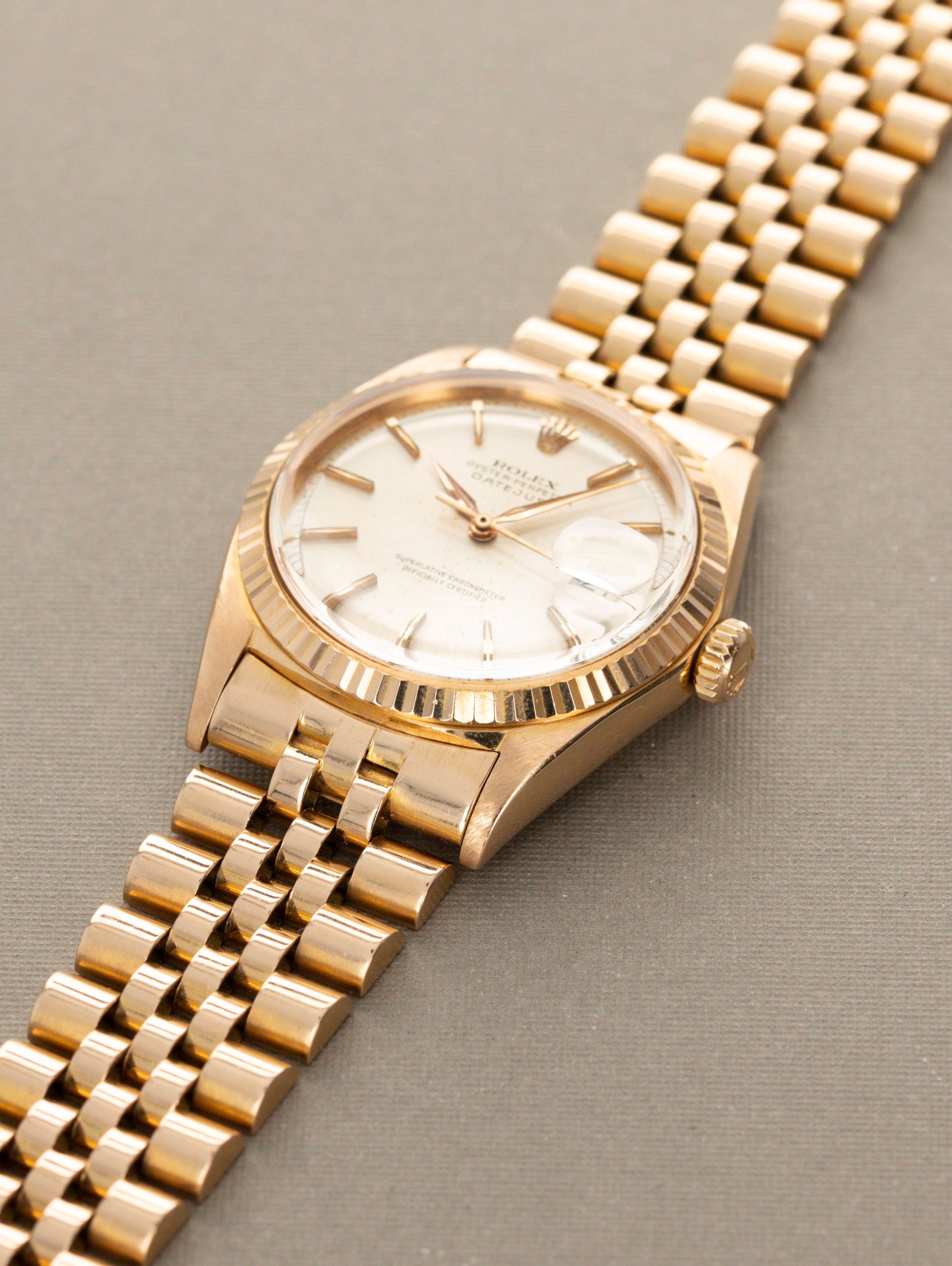 Rolex Datejust Ref. 1601 Rose Gold