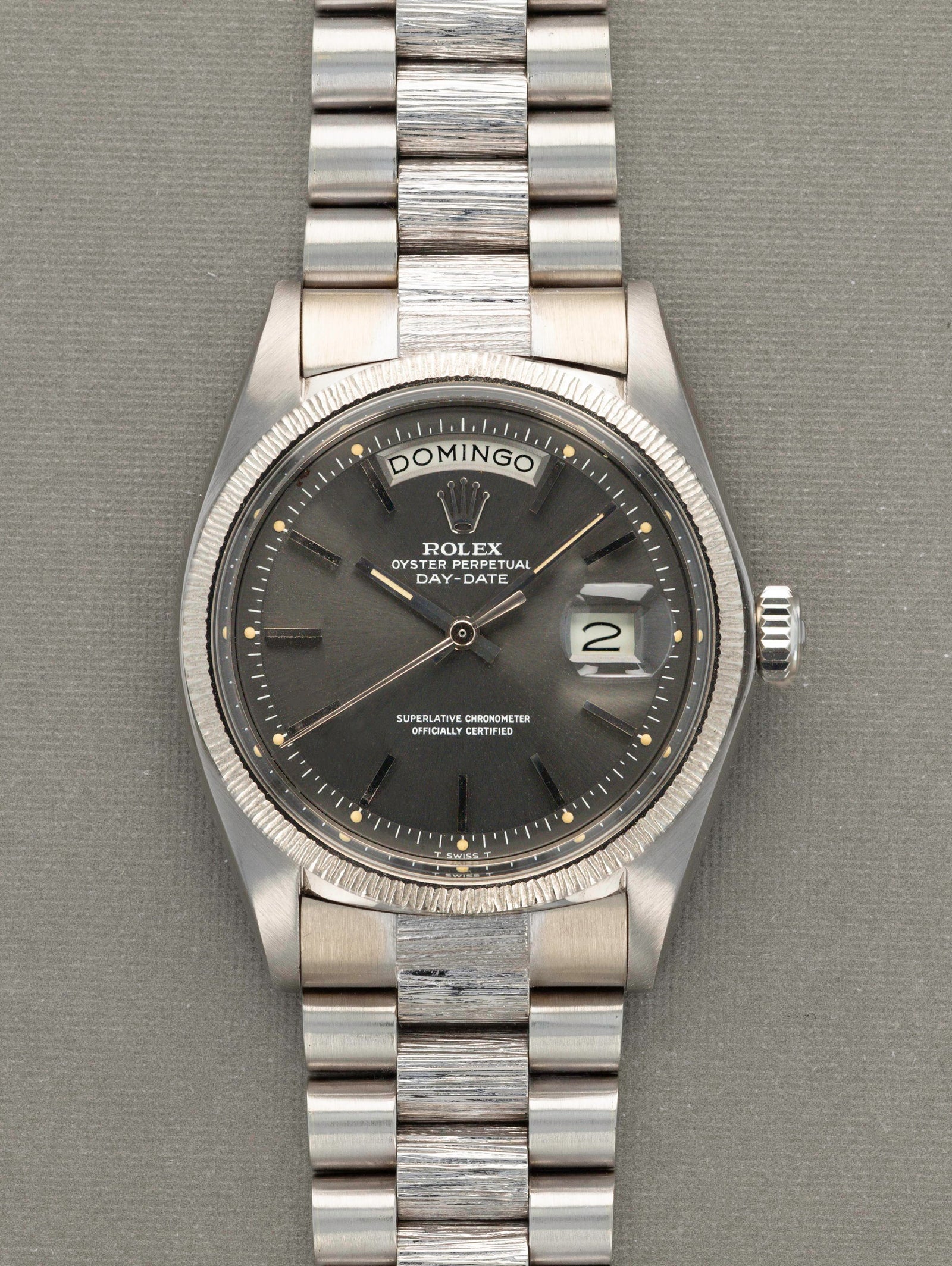 Rolex Day-Date Ref. 1807/9 - White Gold Bark