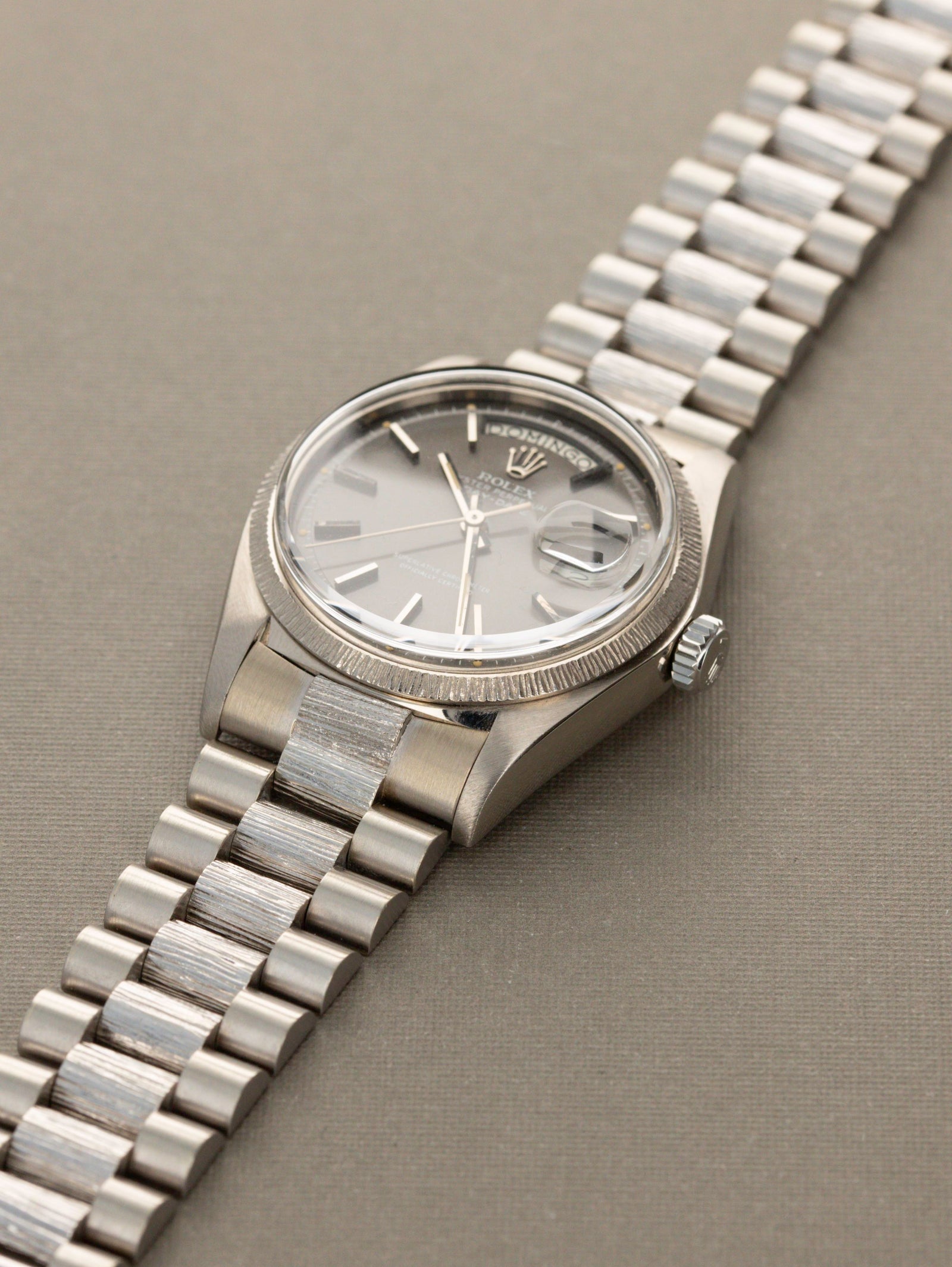 Rolex Day-Date Ref. 1807/9 - White Gold Bark