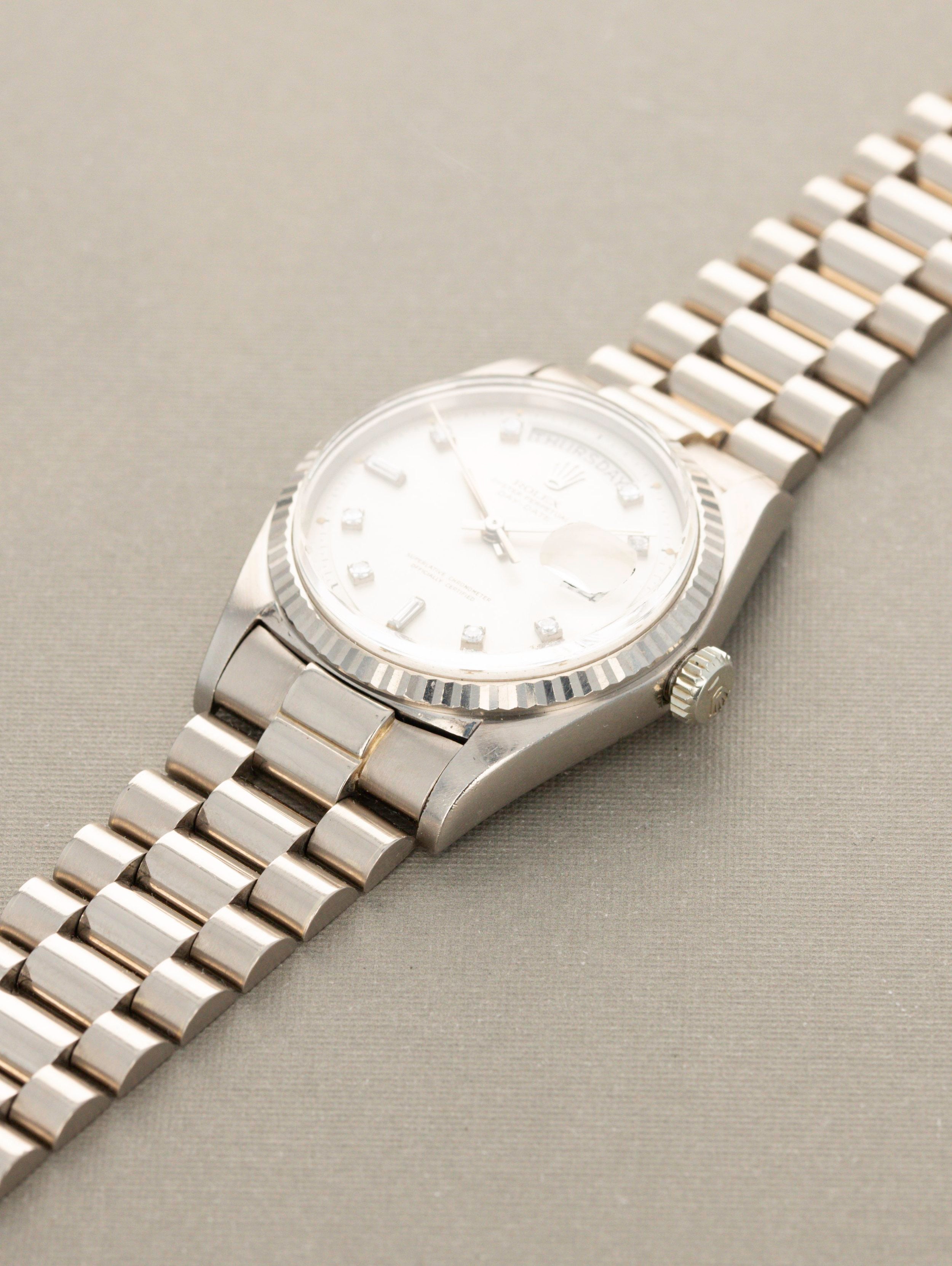 Rolex date hot sale diamond dial