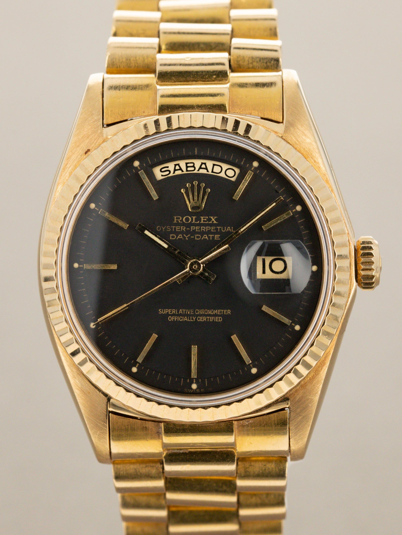 Rolex Day-Date Ref. 1803 - Matte Black Dial
