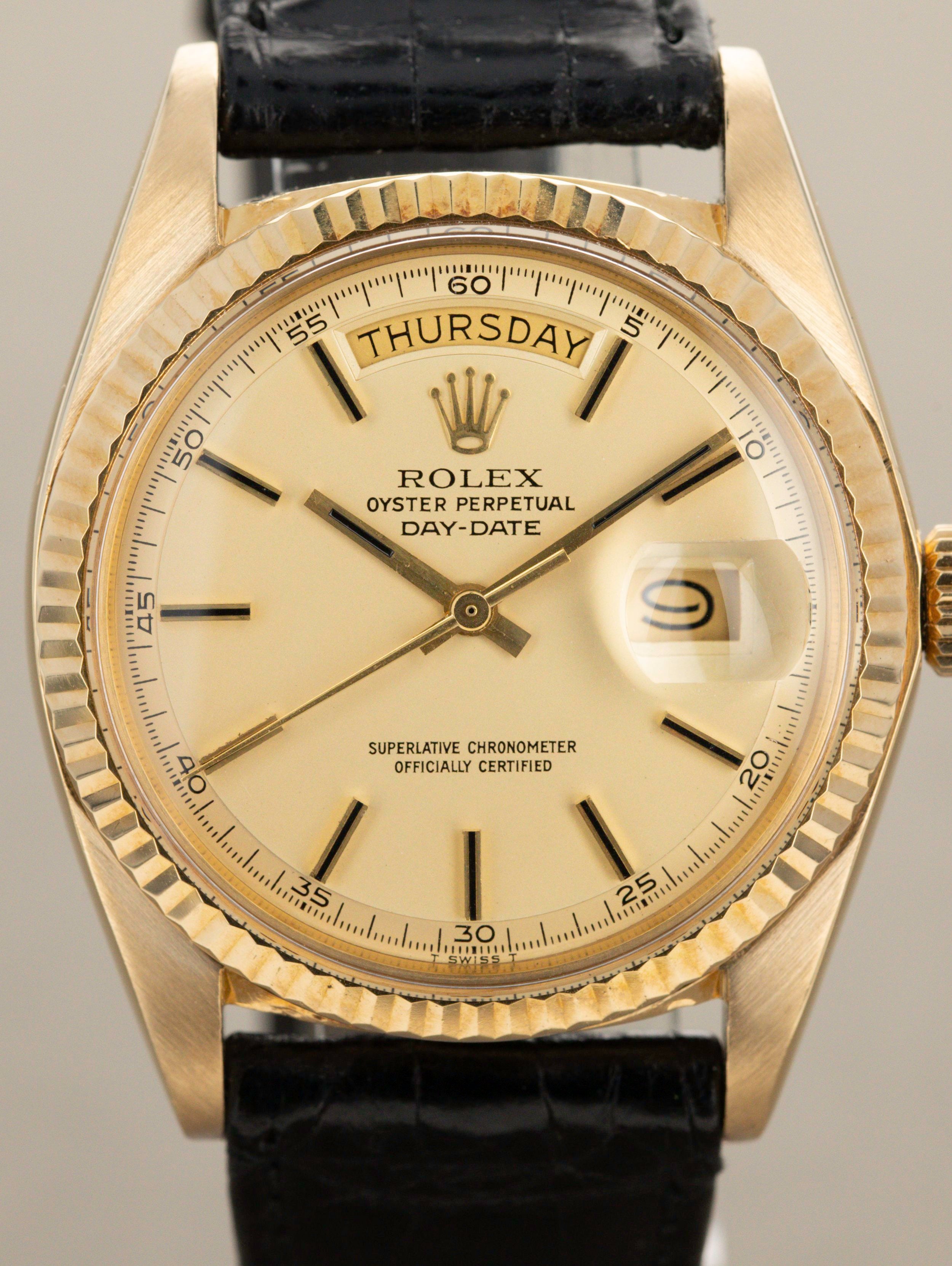 Rolex day date 2025 solid gold