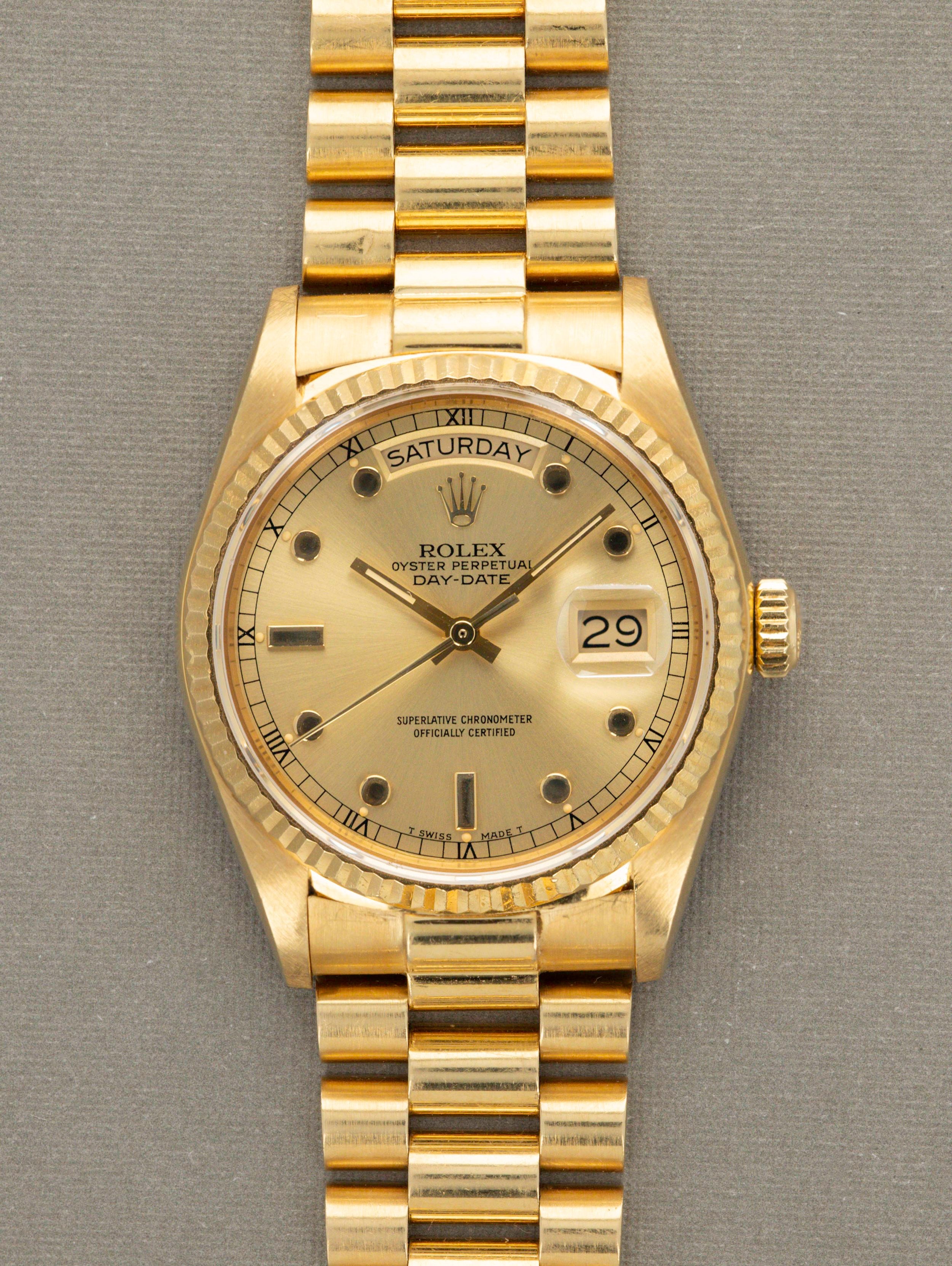 Rolex Day-Date Ref. 18038 - 'Pinball' Dial Unpolished