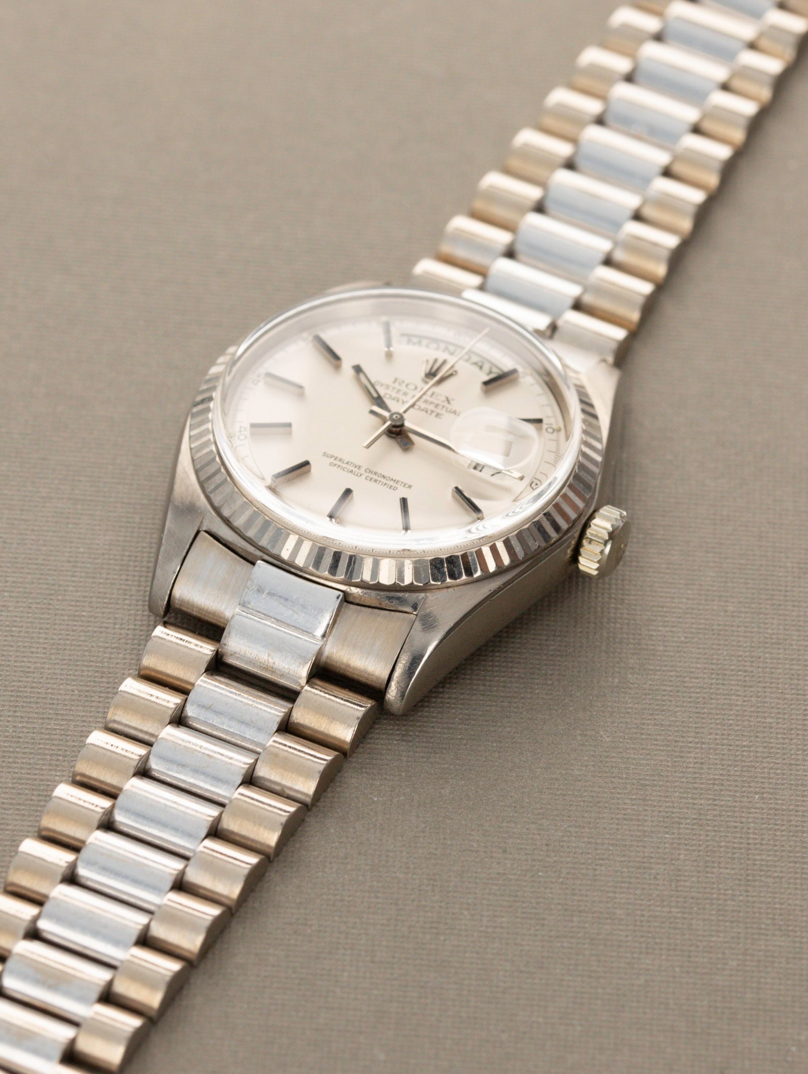 Rolex Day-Date Ref. 1803 White Gold Minute Track