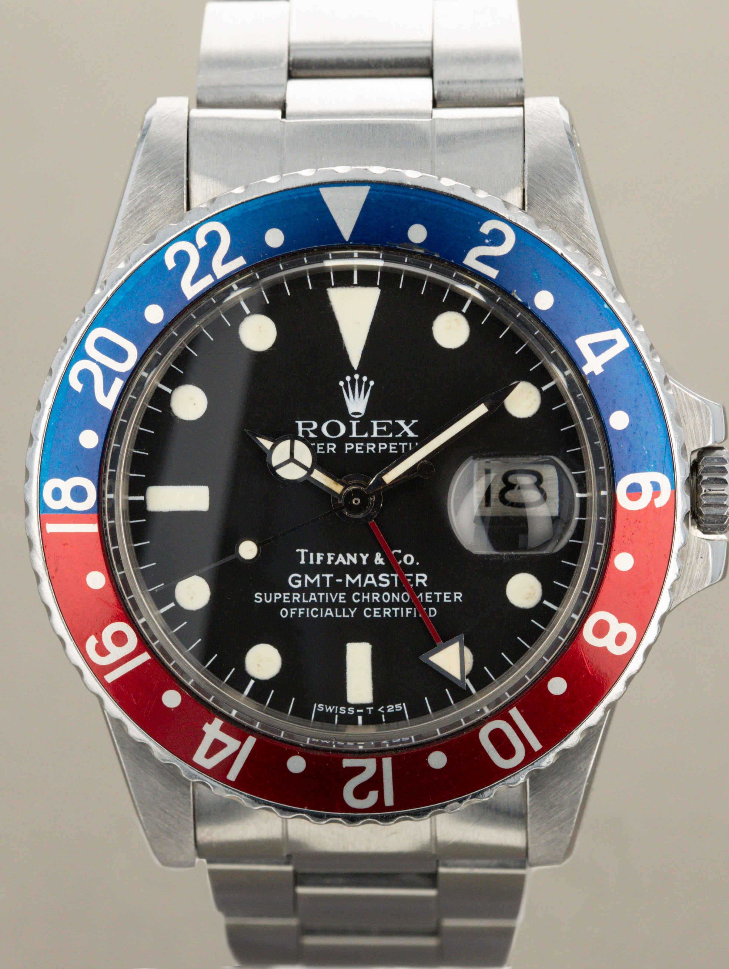 Rolex GMT-Master Ref 1675 - Mk4 Dial Retailed by Tiffany & Co.