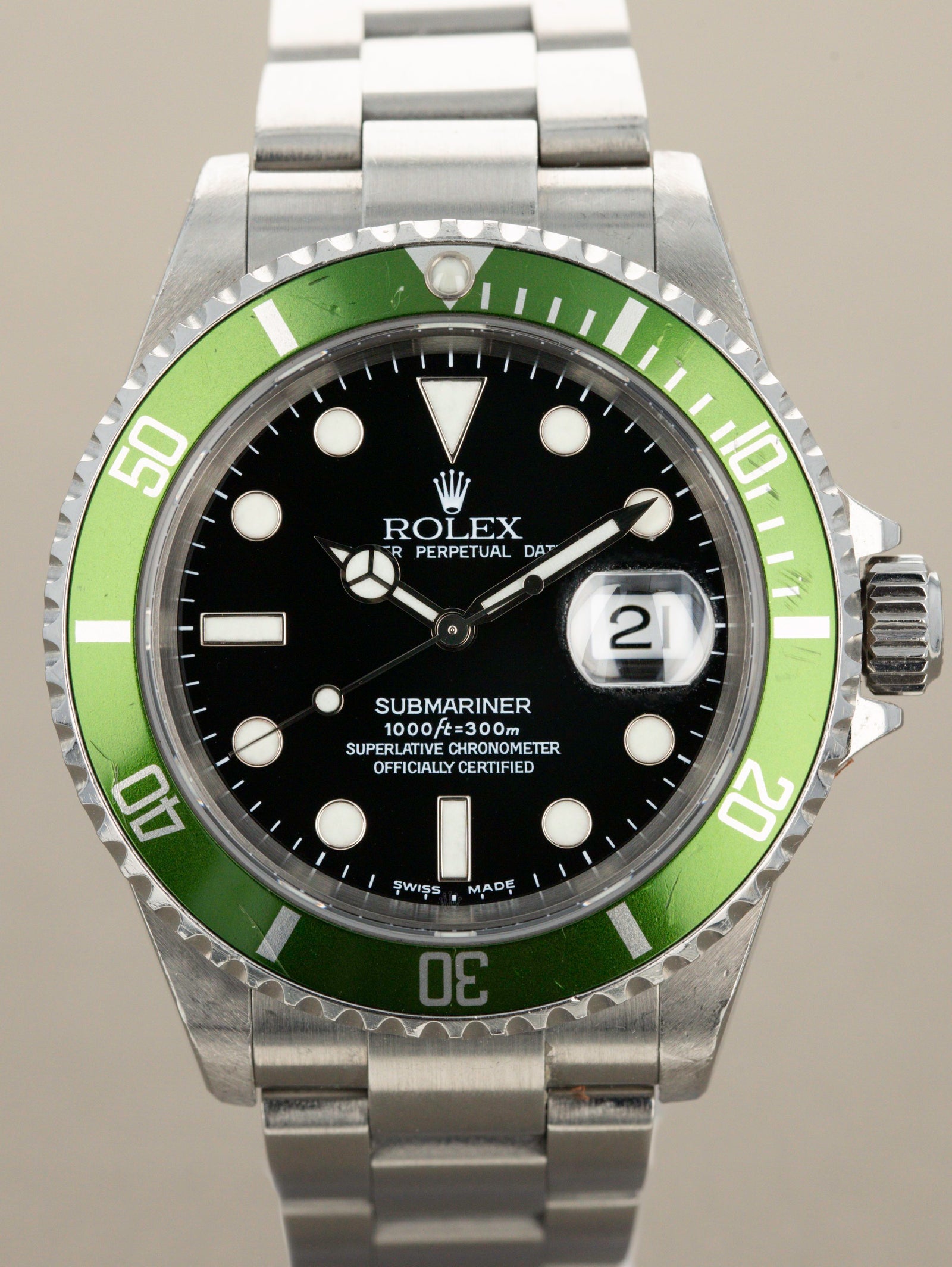 Rolex Submariner Date Ref. 16610LV - Flat 4 'Kermit'