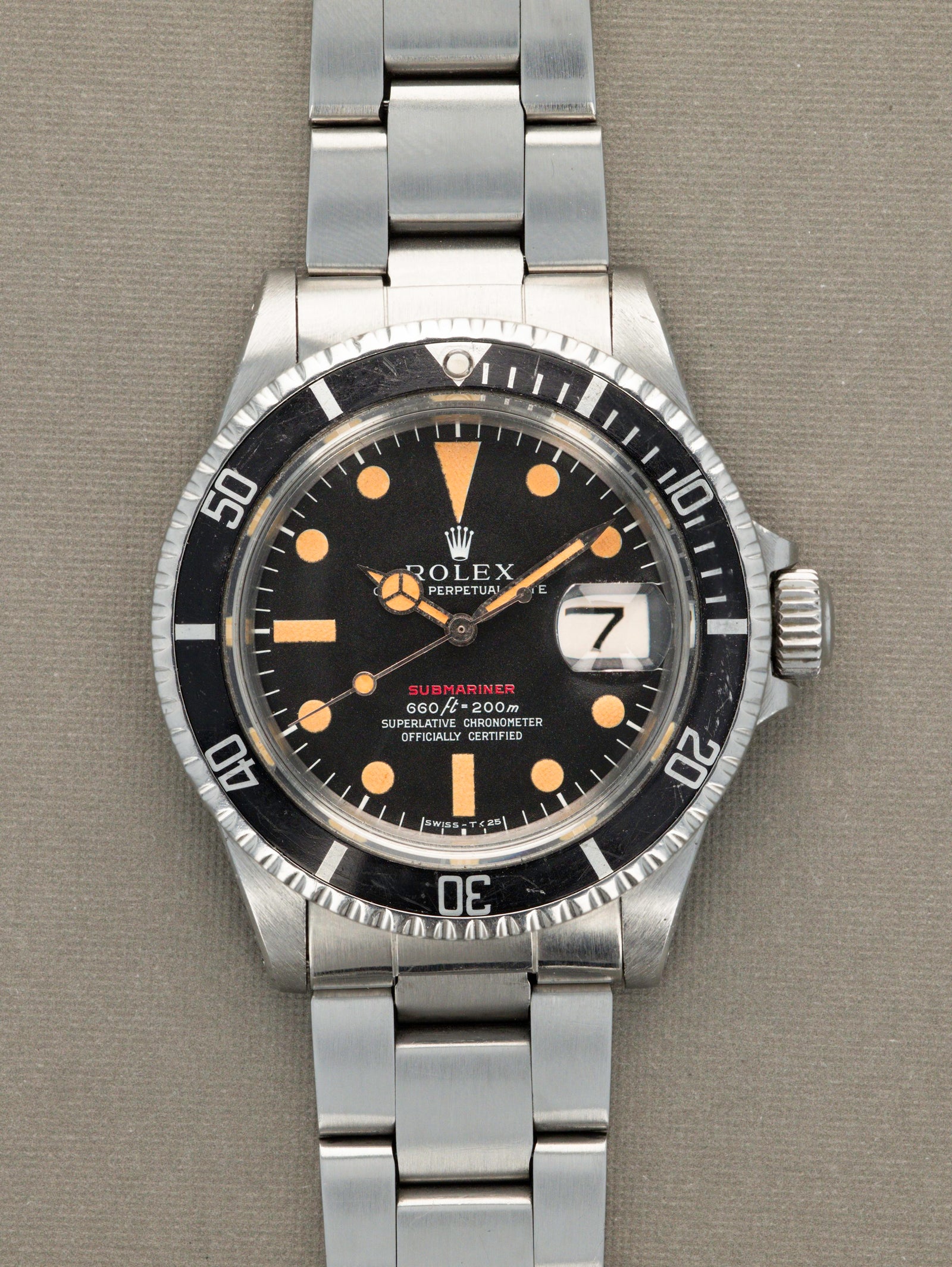 Rolex Red Submariner Ref. 1680 Mk. 4 Pumpkin