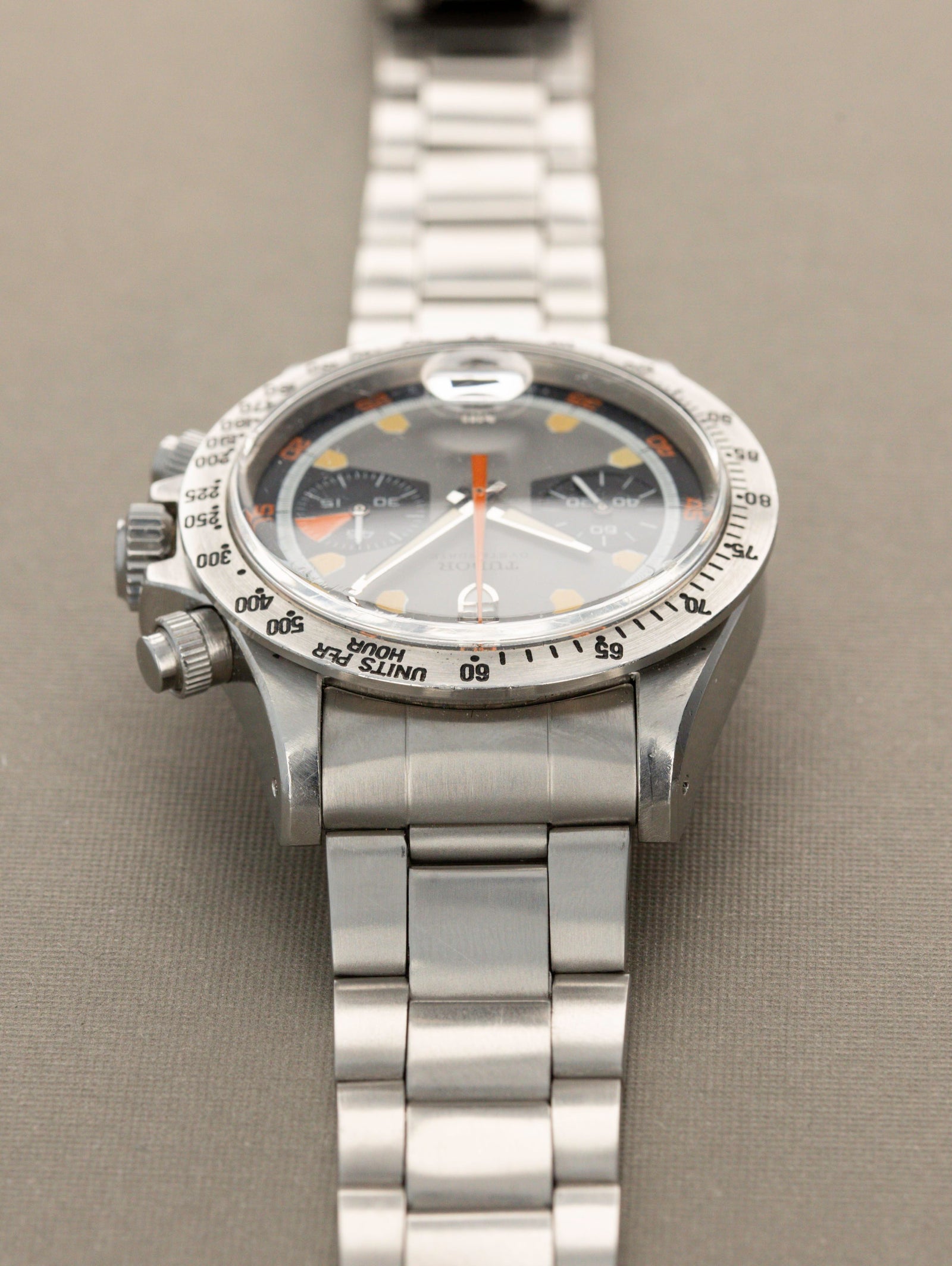 Tudor Montecarlo Chronograph Ref. 7032/0 - 'Home Plate' LNOS Unpolished