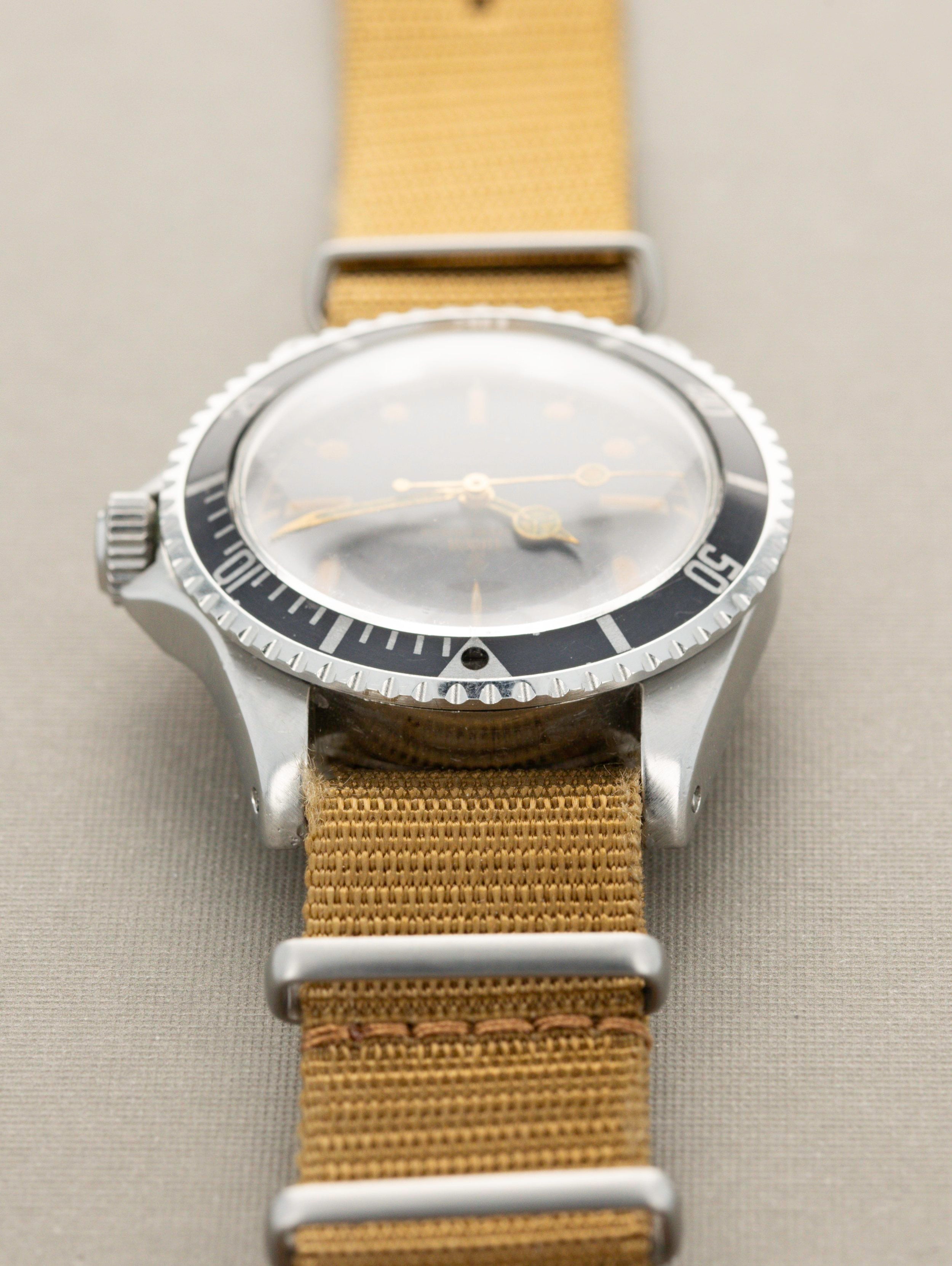 Tudor Submariner Ref. 7928 - Pointed Crown Guards, Exclamation Point