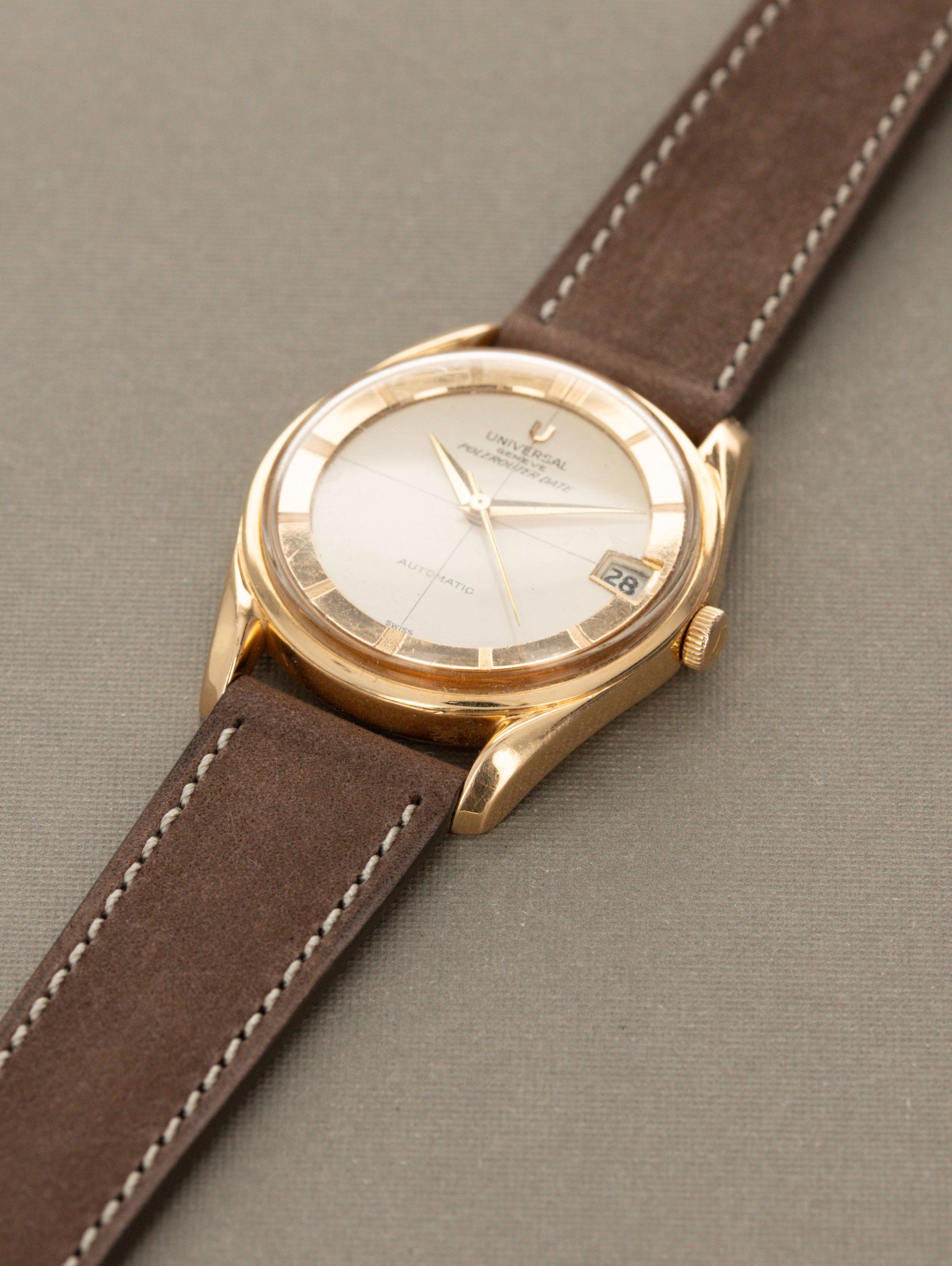Universal Geneve Polerouter Date - Rose Gold